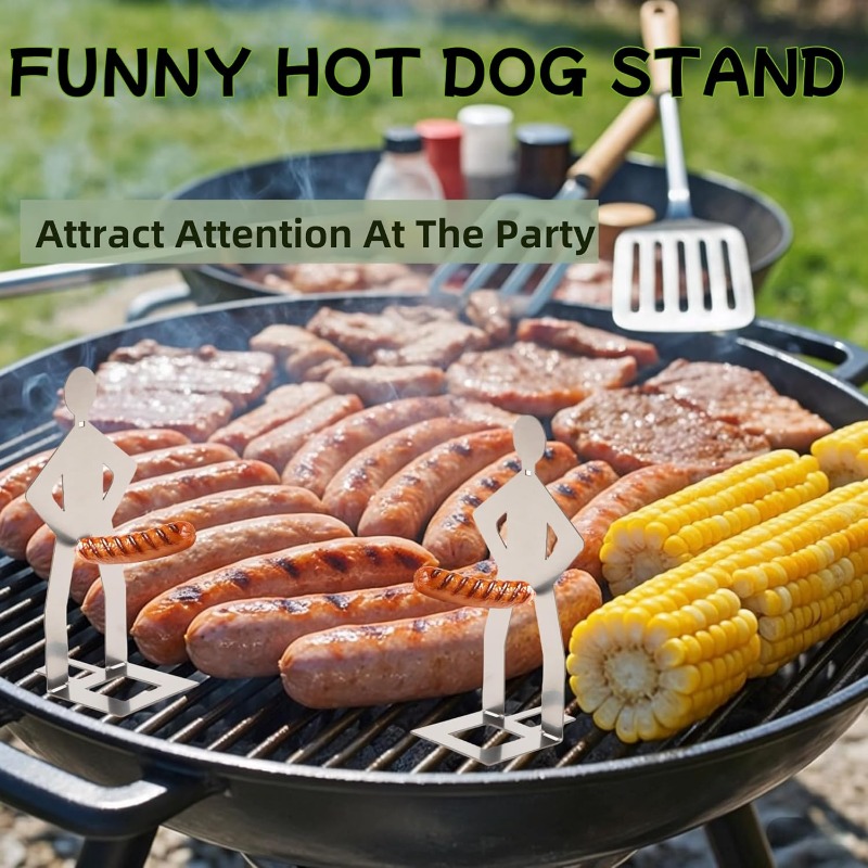 キャンプ用品 304ステンレス鋼製BBQストロングマンソーセ - Hot Dog Press のレビューと価格