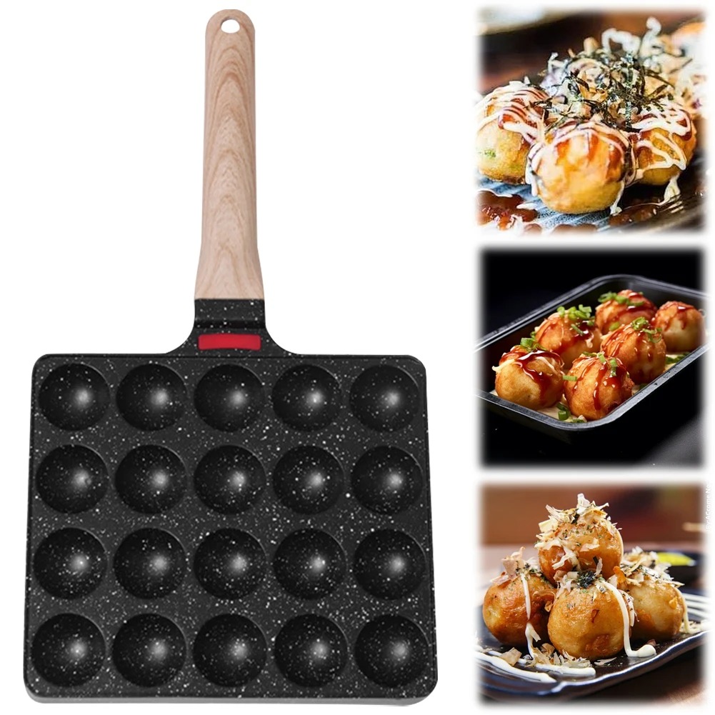 たこ焼き器 20個型 たこ焼きメーカー スキレット アルミ合 - Takoyaki Grill Plate のレビューと価格
