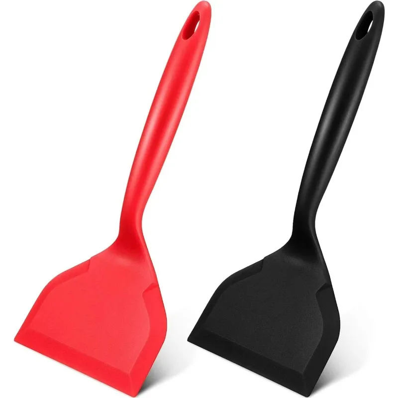 ノンスティックシリコンスパチュラ、卵パンケーキ魚ピザ用ワイド - Okonomiyaki Spatula のレビューと価格