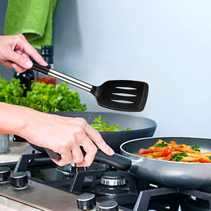 2 個のシリコンヘラセット耐熱テフロン加工ステーキヘラキッチ - Okonomiyaki Spatula のレビューと価格
