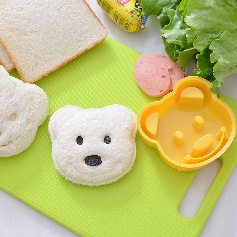 2 個サンドイッチ型クマ猫ウサギ車の形のパン型ケーキビスケッ - Bunny Cake Mold のレビューと価格
