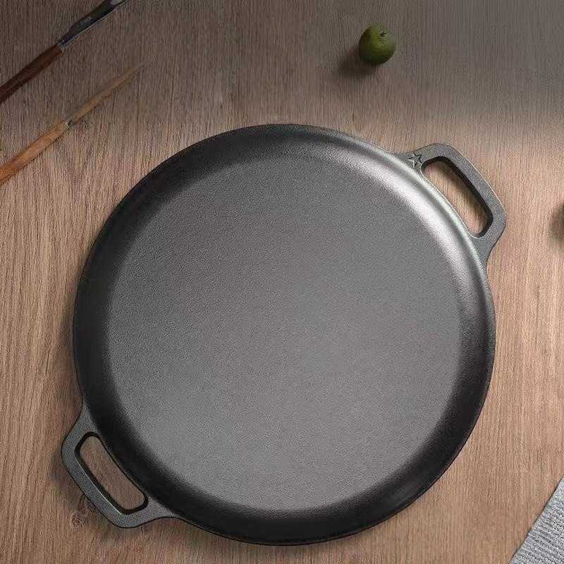 JUSTINLAU ダブルイヤーフライパン 鋳鉄製卵ステーキ - Mini Pancake Griddle のレビューと価格