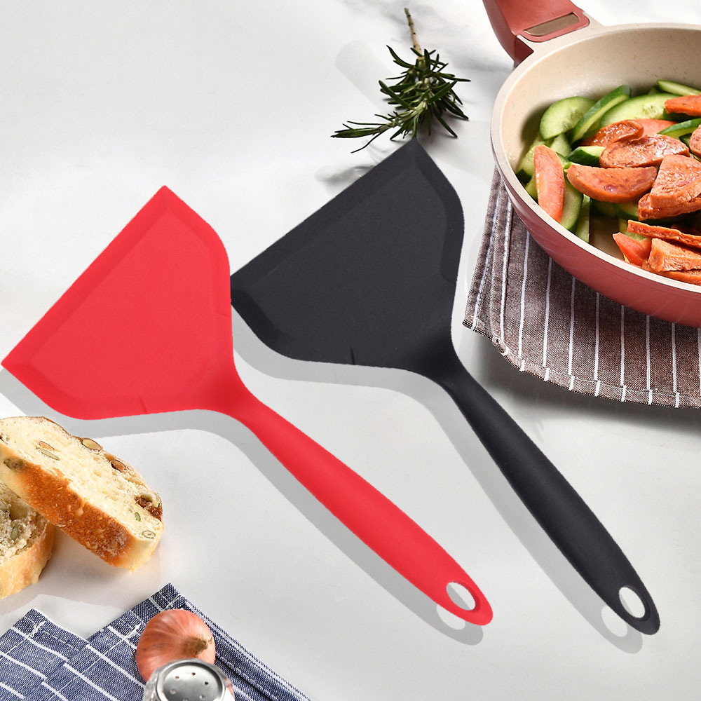 レッド BK ノンスティックシリコンターナースパチュラ耐熱調 - Okonomiyaki Spatula のレビューと価格