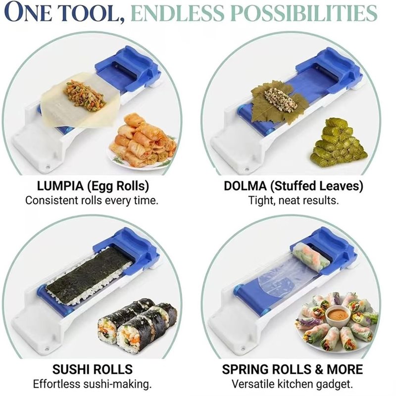 ABDJ-ドルマメーカー手動野菜・肉巻き器、2個入りルンピア - Spring Roll Wrapper のレビューと価格