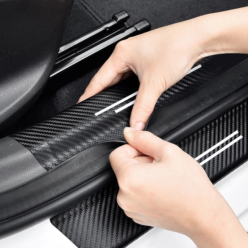 奇瑞捷豹 J7 2023-2025 車のドアシルスカッフプレ - Crepe Pan Carbon のレビューと価格