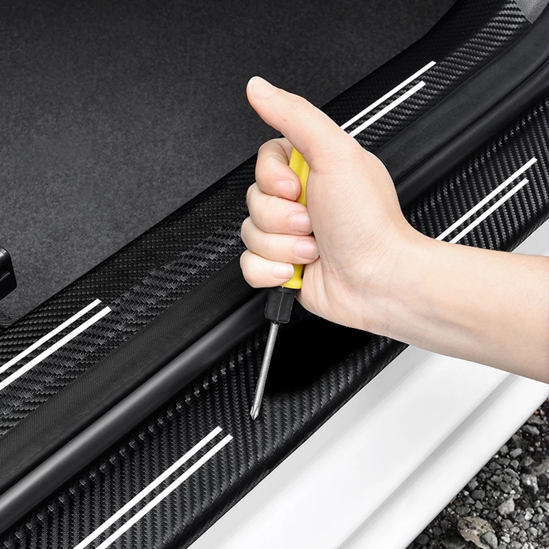 奇瑞捷豹 J7 2023-2025 車のドアシルスカッフプレ - Crepe Pan Carbon のレビューと価格