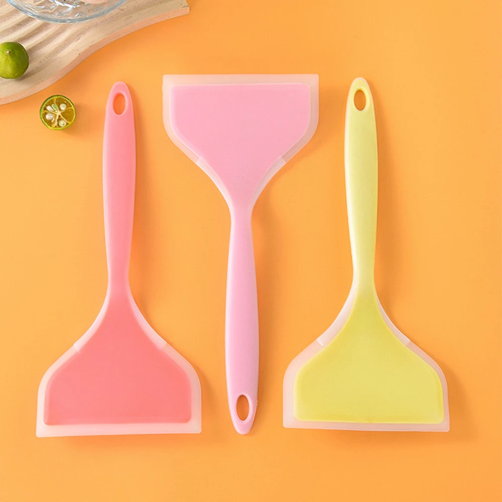 1PC シリコーンへら広口ノンスティックスクレーパーステーキ - Okonomiyaki Spatula のレビューと価格